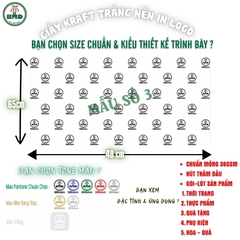 Giấy Kraft nến trắng (hút thấm dầu) gói-lót Thực Phẩm nóng lạnh-Thời Trang-Phụ Kiện-Quà Tặng chuẩn size 65x48cm in logo (kiểu gói cỡ vừa)