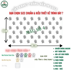 Giấy Kraft nến trắng (hút thấm dầu) gói-lót Thực Phẩm nóng lạnh-Thời Trang-Phụ Kiện-Quà Tặng chuẩn size 65x86cm in logo (kiểu gói cỡ lớn)
