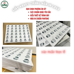 Giấy Kraft nến trắng (hút thấm dầu) gói-lót Thực Phẩm nóng lạnh-Thời Trang-Phụ Kiện-Quà Tặng chuẩn size 65x86cm in logo (kiểu gói cỡ lớn)