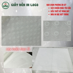 Giấy nến gói-lót sản phẩm quần áo-giầy dép-túi thời trang chuẩn size 65x48cm in logo (kiểu gói cỡ vừa)