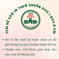 Tem bể cào xác thực & trúng thưởng 1.8x3.8cm-Block 100/1000/10000 tem