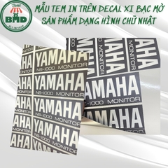 Tem Decal Xi Bạc/Xi Vàng in & tạo hình theo thiết kế-3 Block Chuẩn 1/10/100 tờ