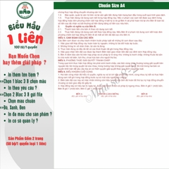 Hợp đồng Đặt Cọc Nhà Đất/Căn Hộ 1 liên(A4)-Bloc 1(in sẵn) & Bloc 3(chọn mẫu in tên) hoặc theo thiết kế