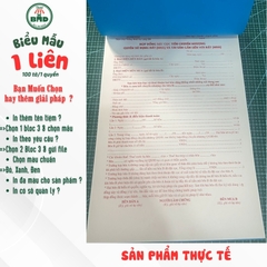 Hợp đồng Đặt Cọc Nhà Đất/Căn Hộ 1 liên(A4)-Bloc 1(in sẵn) & Bloc 3(chọn mẫu in tên) hoặc theo thiết kế