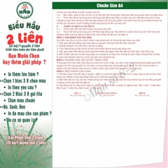 Hợp đồng Đặt Cọc Nhà Đất/Căn Hộ 2 liên(A4)-Bloc 1(in sẵn) & Bloc 3(chọn mẫu in tên) hoặc theo thiết kế