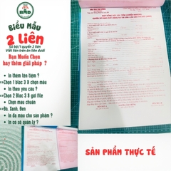 Hợp đồng Đặt Cọc Nhà Đất/Căn Hộ 2 liên(A4)-Bloc 1(in sẵn) & Bloc 3(chọn mẫu in tên) hoặc theo thiết kế