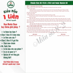 Hợp đồng mua bán xe 1 liên-Bloc 2 (in sẵn) & Bloc 6 (chọn mẫu in tên) hoặc theo thiết kế