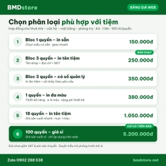 Hợp Đồng Cho Thuê Nhà, Căn Hộ, Mặt Bằng, Phòng Trọ A4 1 Liên – In Tên, Đánh Số Nhảy | Bloc 1 & Bloc 3