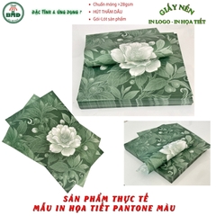 Giấy nến(hút dầu)gói-lót bánh Kebab in logo,chuẩn>28gsm(28x38cm)-Bloc 100(đen 3h)/1k/2k