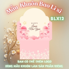 Bao lì xì giấy nến in logo theo mẫu chọn-Bloc 10-BLX12