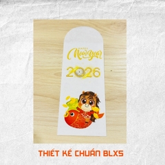 Bao lì xì giấy nến in logo theo mẫu chọn-Bloc 10-BLX5