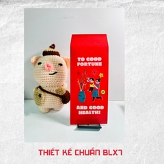 Bao lì xì giấy nến in logo theo mẫu chọn-Bloc 10-BLX7
