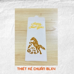 Bao lì xì giấy nến in logo theo mẫu chọn-Bloc 10-BLX4