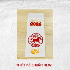 Bao lì xì giấy nến in logo theo mẫu chọn-Bloc 10-BLX2