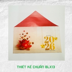 Bao lì xì giấy nến in logo theo mẫu chọn-Bloc 10-BLX13