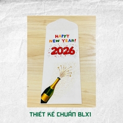 Bao lì xì giấy nến in logo theo mẫu chọn-Bloc 10-BLX1
