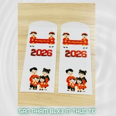 Bao lì xì giấy nến in logo theo mẫu chọn-Bloc 10-BLX3