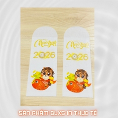 Bao lì xì giấy nến in logo theo mẫu chọn-Bloc 10-BLX5