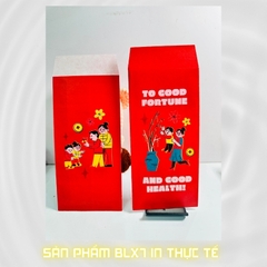 Bao lì xì giấy nến in logo theo mẫu chọn-Bloc 10-BLX7