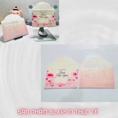 Bao lì xì giấy nến in logo theo mẫu chọn-Bloc 10-BLX12