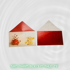 Bao lì xì giấy nến in logo theo mẫu chọn-Bloc 10-BLX13