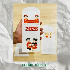 Bao lì xì giấy nến in logo theo mẫu chọn-Bloc 10-BLX3