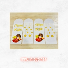 Bao lì xì giấy nến in logo theo mẫu chọn-Bloc 10-BLX5