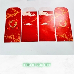 Bao lì xì giấy nến in logo theo mẫu chọn-Bloc 10-BLX8