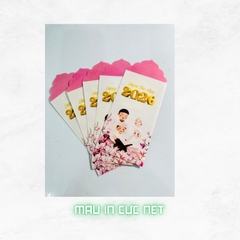 Bao lì xì giấy nến in logo theo mẫu chọn-Bloc 10-BLX11