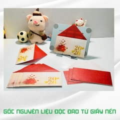 Bao lì xì giấy nến in logo theo mẫu chọn-Bloc 10-BLX13