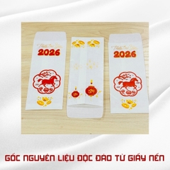 Bao lì xì giấy nến in logo theo mẫu chọn-Bloc 10-BLX2