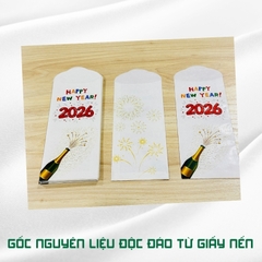 Bao lì xì giấy nến in logo theo mẫu chọn-Bloc 10-BLX1