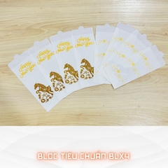 Bao lì xì giấy nến in logo theo mẫu chọn-Bloc 10-BLX4