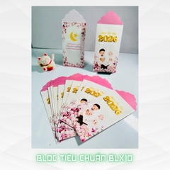 Bao lì xì giấy nến in logo theo mẫu chọn-Bloc 10-BLX11