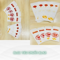 Bao lì xì giấy nến in logo theo mẫu chọn-Bloc 10-BLX2
