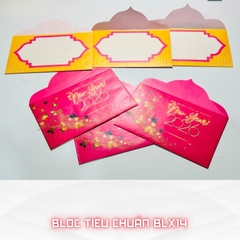 Bao lì xì giấy nến in logo theo mẫu chọn-Bloc 10-BLX14
