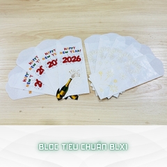 Bao lì xì giấy nến in logo theo mẫu chọn-Bloc 10-BLX1