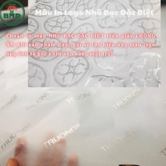 Giấy gói chống ẩm cho quần áo-giầy dép-túi thời trang chuẩn size in logo 30x70cm (kiểu quấn vòng)