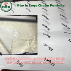 Giấy nến gói cho quần áo-giầy dép-túi thời trang chuẩn size in logo 65x32cm (kiểu quấn vòng)