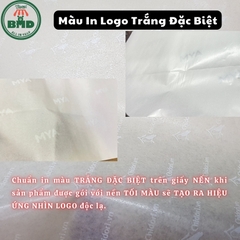Giấy nến gói cho quần áo-giầy dép-túi thời trang chuẩn size in logo 65x48cm (kiểu gói cỡ vừa)