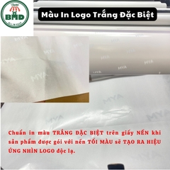 Giấy nến gói cho quần áo-giầy dép-túi thời trang chuẩn size in logo 65x32cm (kiểu quấn vòng)