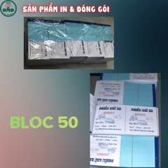 Phiếu giữ xe chọn mẫu in tên tiệm - Phiếu bốc thăm hoặc các loại phiếu trò chơi theo thiết kế chuẩn size mô tả-Bloc 50/100 quyển