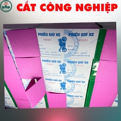 Phiếu giữ xe mẫu chuẩn 14.8x6.8cm-Chọn Bloc 10/50/100 quyển