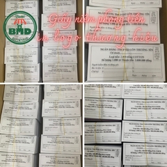 Giấy niêm phong mệnh giá ngân hàng theo mẫu chuẩn in thêm logo hoặc thiết kế yêu cầu-block 5k/10k/20k/50k