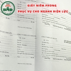 Giấy niêm phong mệnh giá ngân hàng theo mẫu chuẩn in thêm logo hoặc thiết kế yêu cầu-block 5k/10k/20k/50k
