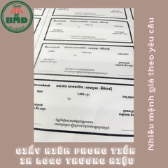 Giấy niêm phong mệnh giá ngân hàng theo mẫu chuẩn in thêm logo hoặc thiết kế yêu cầu-block 5k/10k/20k/50k