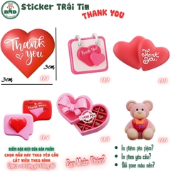Tem thank you (trơn/in tên tiệm) chuẩn size vuông/tròn 3/3.8/6.8 cm-Bloc đồng giá-chọn mẫu hoặc in theo thiết kế