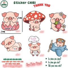 Tem thank you (trơn/in tên tiệm) chuẩn size vuông/tròn 3/3.8/6.8 cm-Bloc đồng giá-chọn mẫu hoặc in theo thiết kế