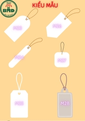 Thẻ treo - Block 100 thẻ - Chọn kiểu mẫu hình