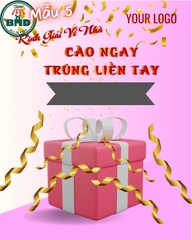 Tem Nhãn - Thẻ cào trúng thưởng size 5x4 cm-Bloc lẻ 100 - sỉ 1000 thẻ - Chọn mẫu hoặc theo thiết kế